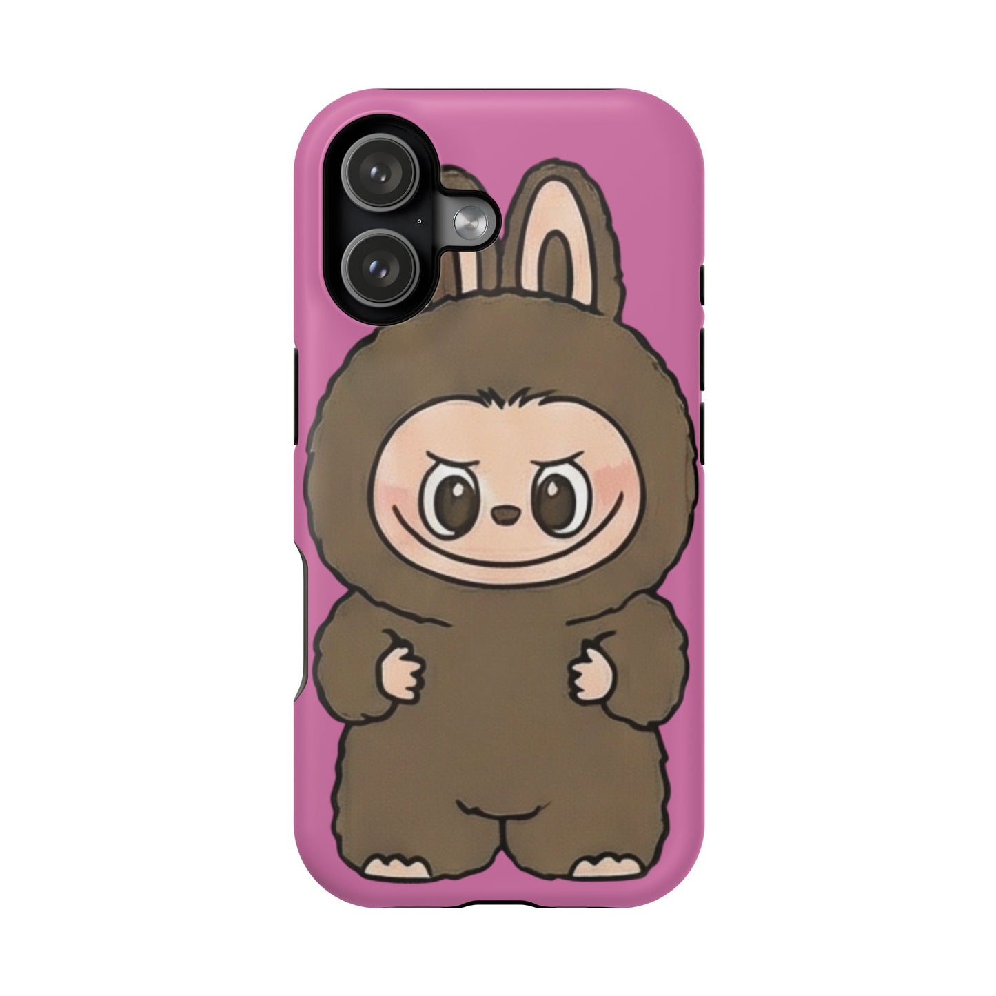 Brown LABUBU Phone Case | Magnetic Impact-Resistant Case