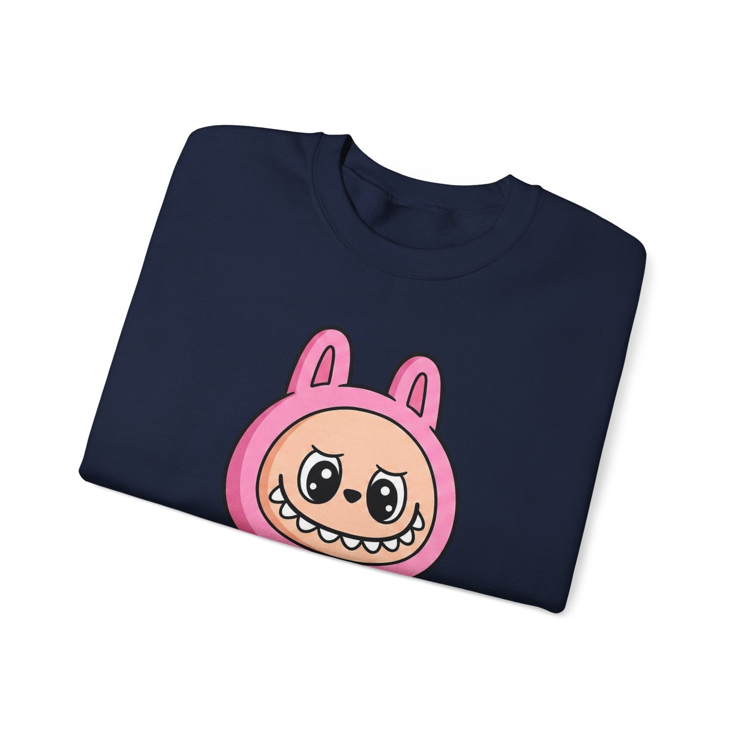 Labubu Character Sweatshirt | Cute Cartoon Plush Critter Pullover