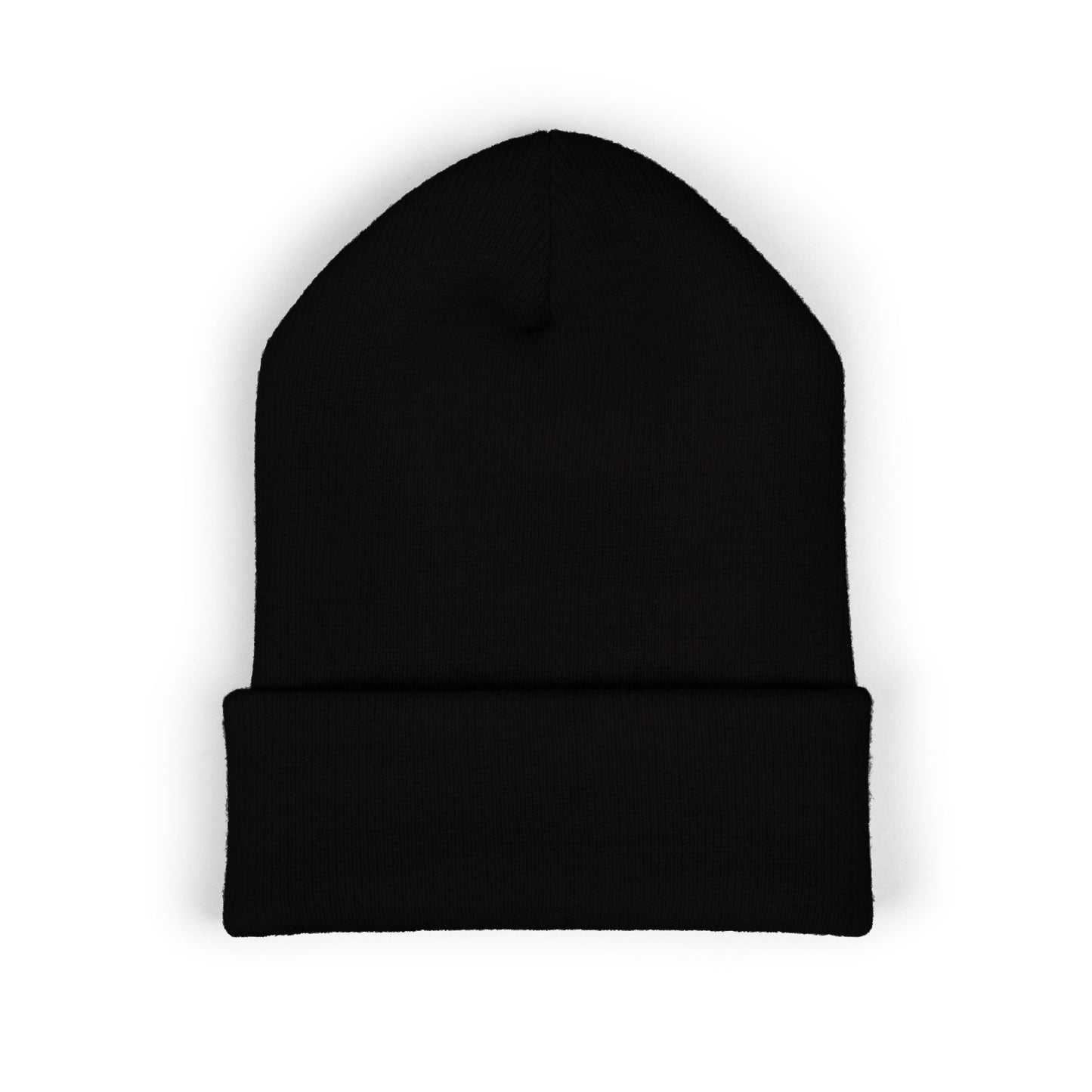 LABUBU Embroidered Cuffed Beanie — Classic Knit Winter Hat