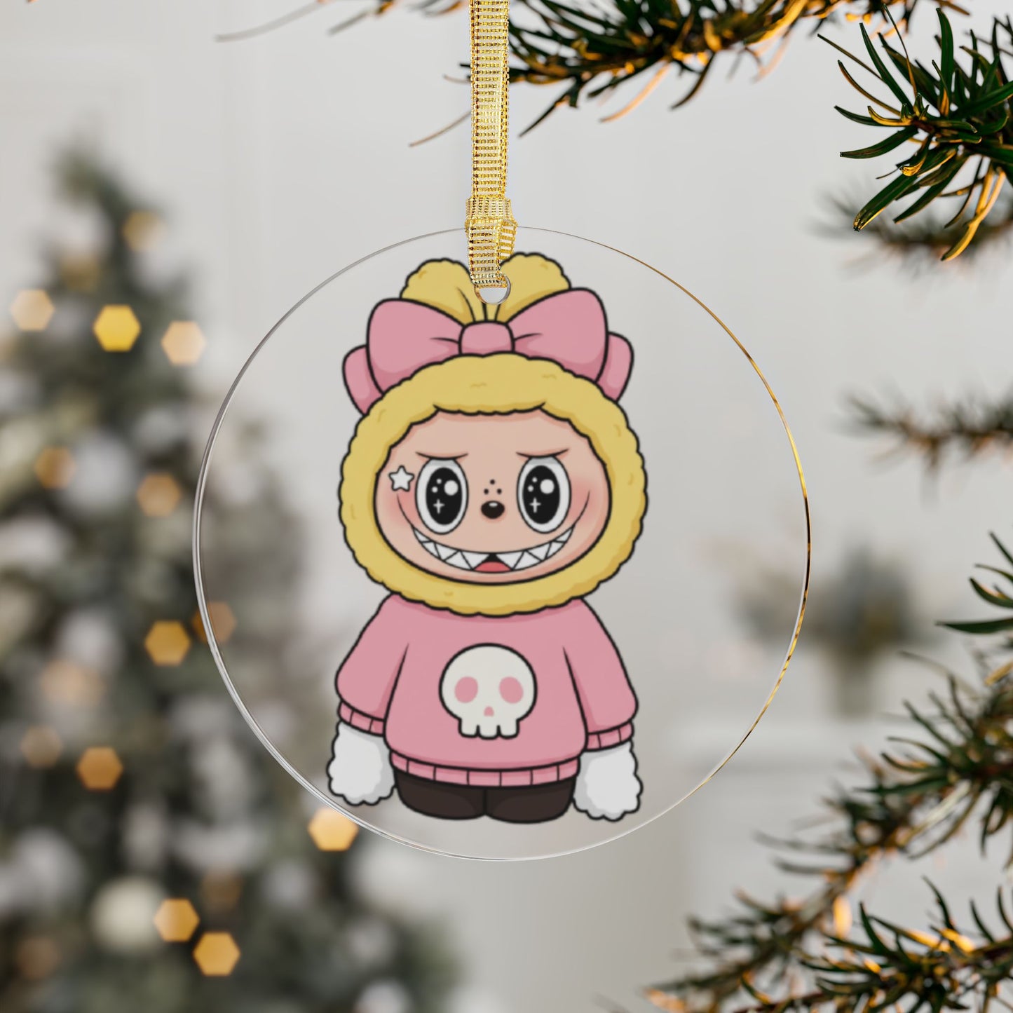 Labubu Character Acrylic Ornament