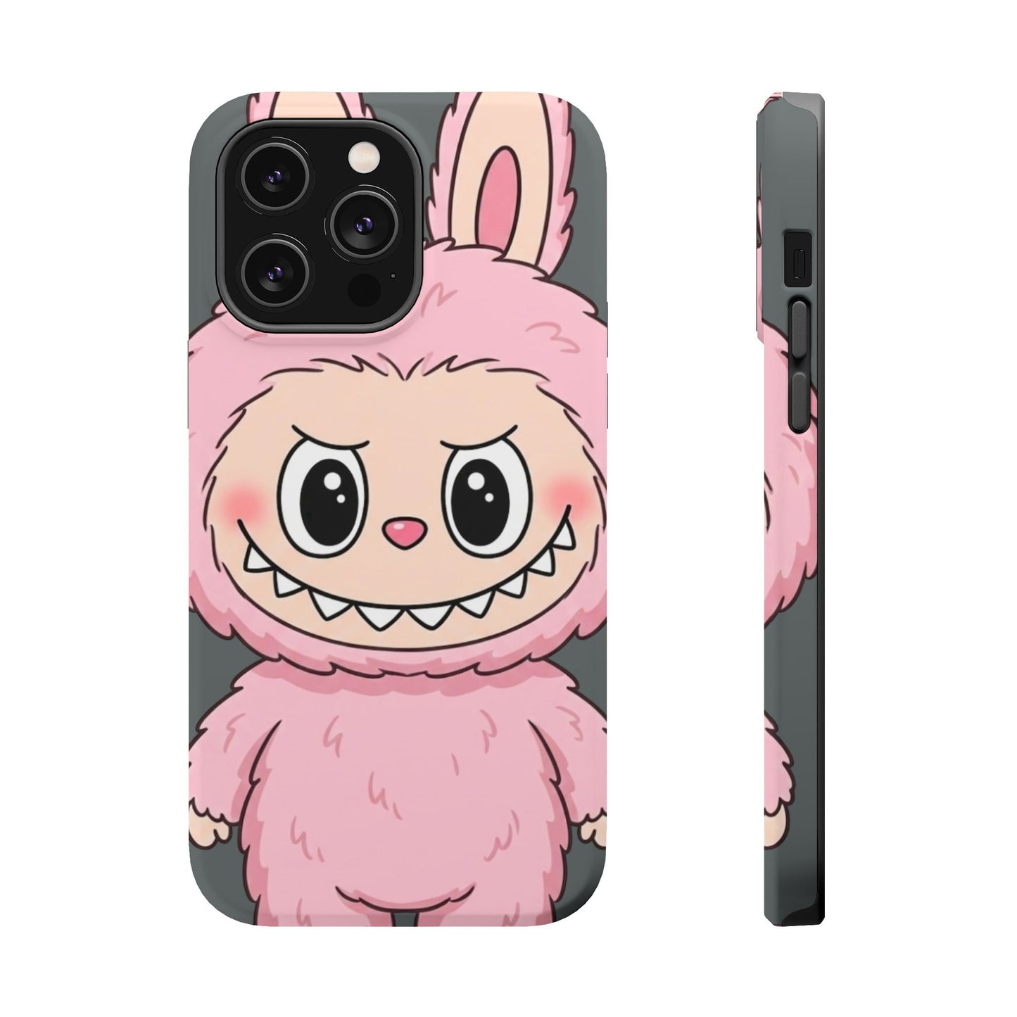 Pink LABUBU Phone Case | Magnetic Impact-Resistant Case