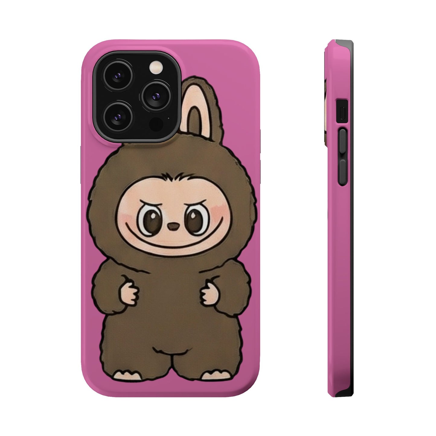 Brown LABUBU Phone Case | Magnetic Impact-Resistant Case