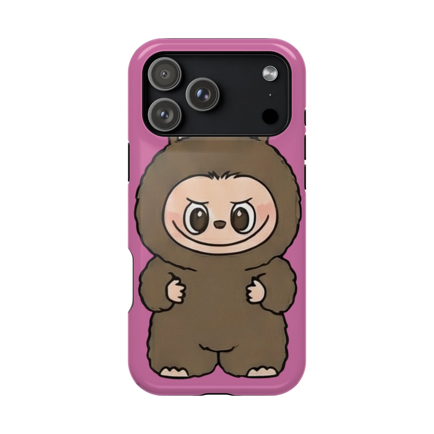Brown LABUBU Phone Case | Magnetic Impact-Resistant Case
