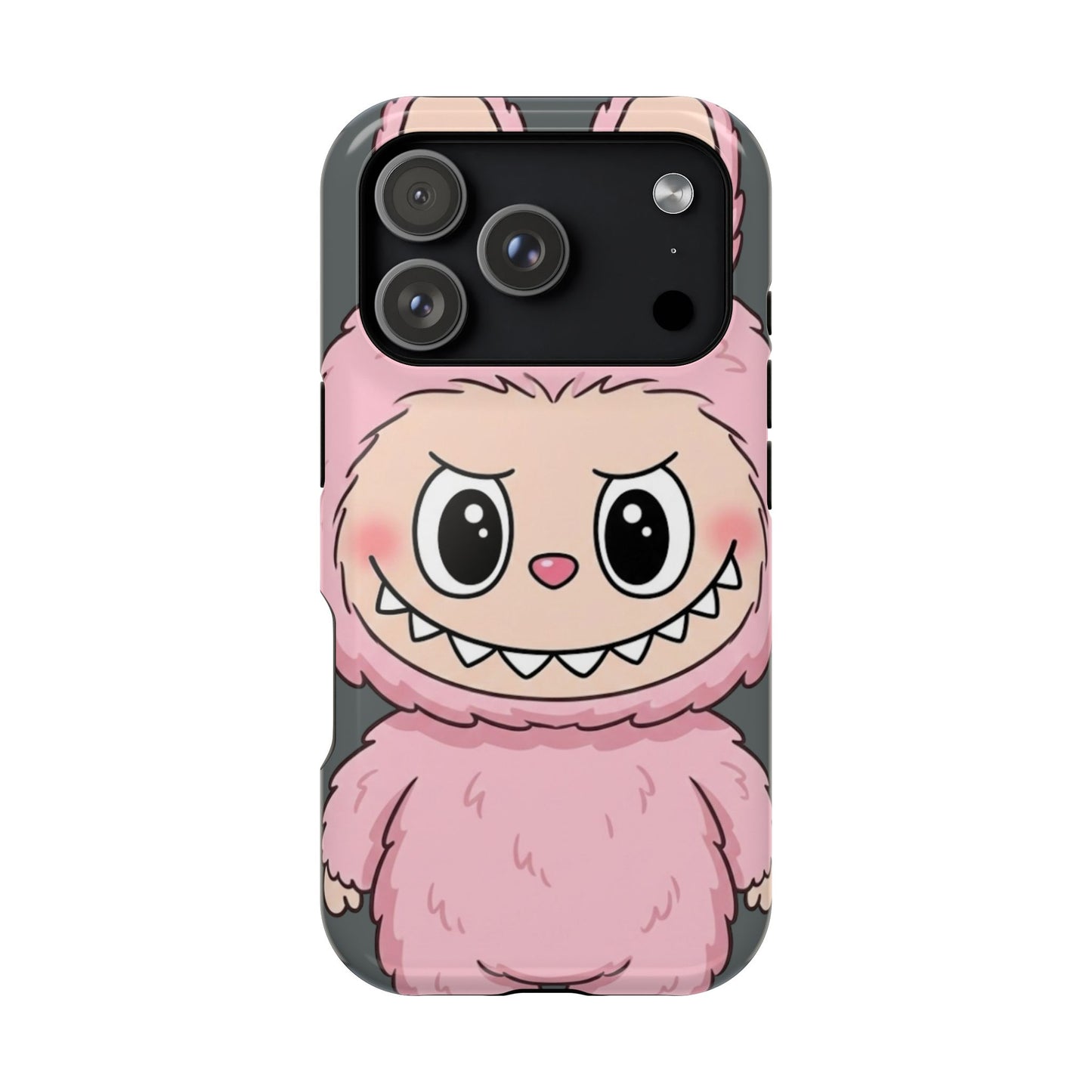 Pink LABUBU Phone Case | Magnetic Impact-Resistant Case