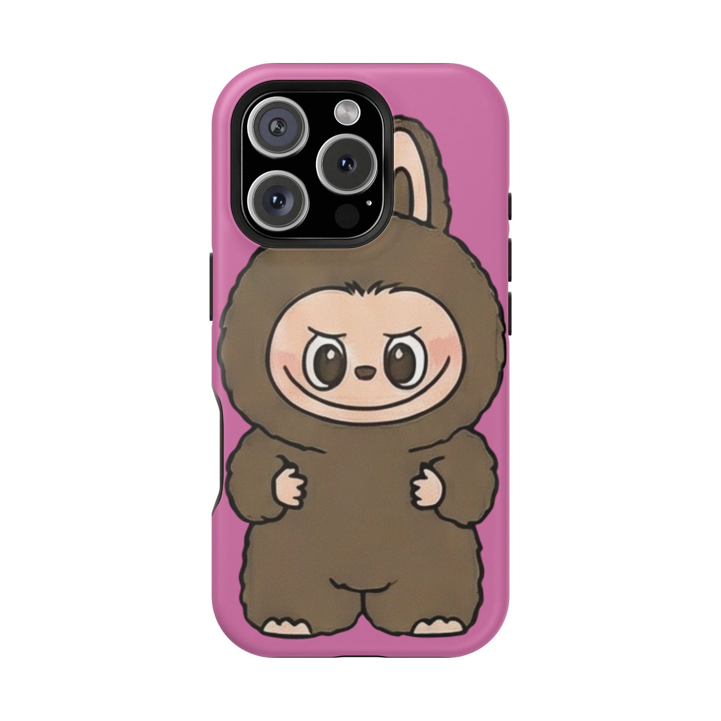 Brown LABUBU Phone Case | Magnetic Impact-Resistant Case