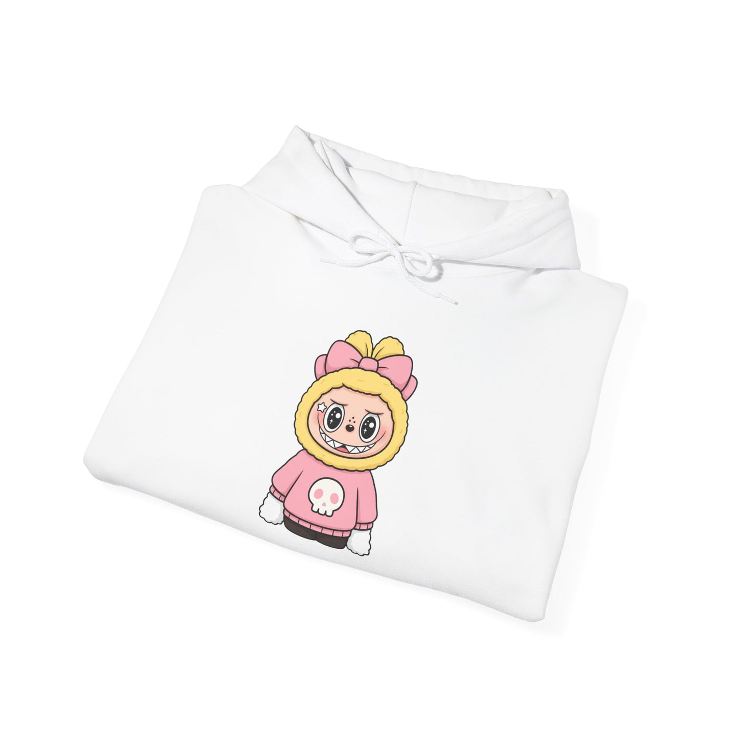 Labubu Doll Character Hoodie | Cute Cartoon with Bow Hoodie