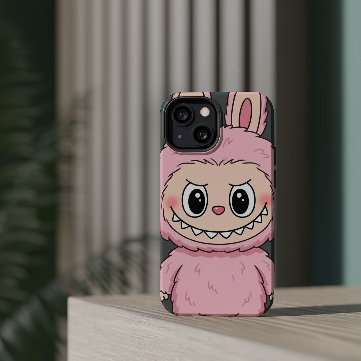 Pink LABUBU Phone Case | Magnetic Impact-Resistant Case