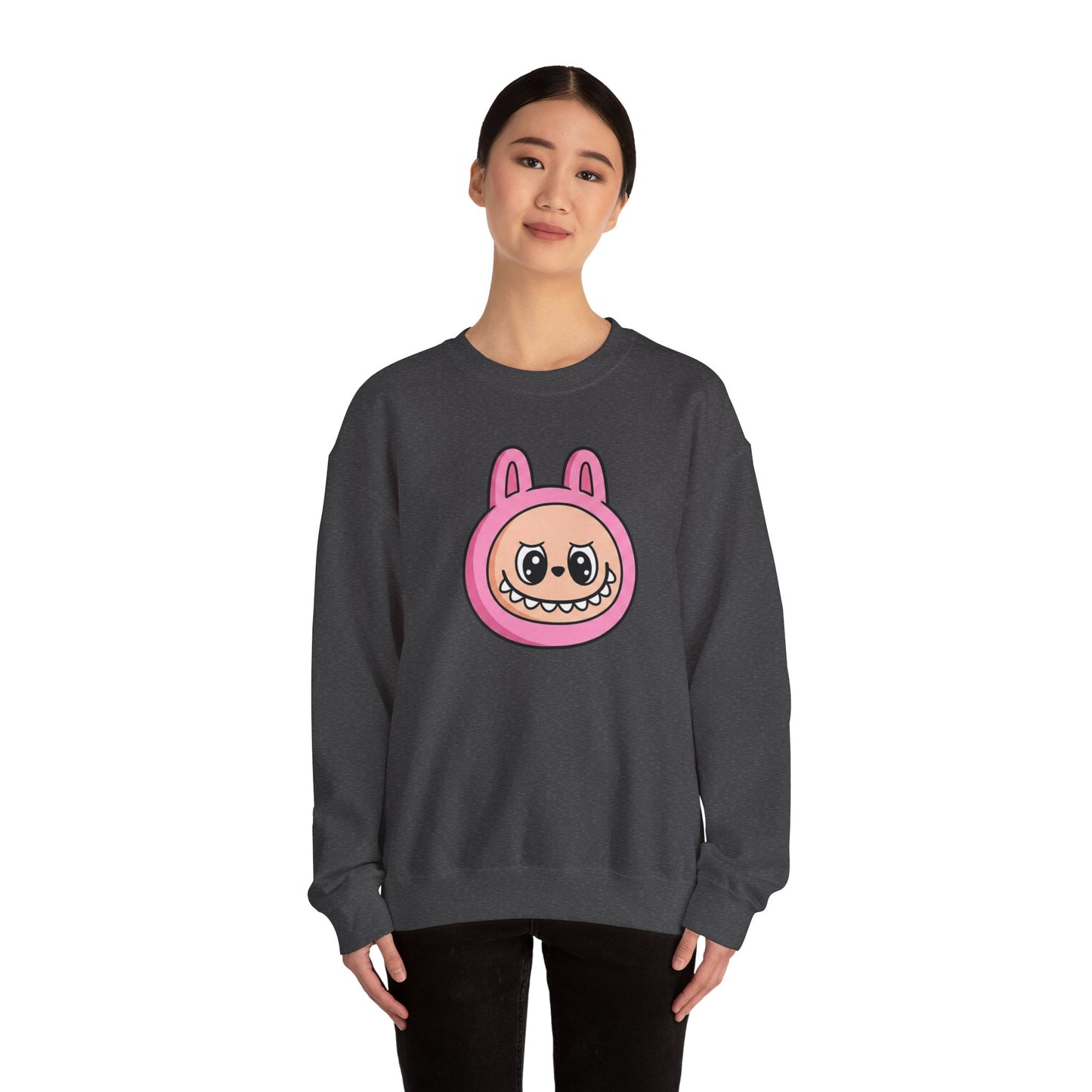 Labubu Character Sweatshirt | Cute Cartoon Plush Critter Pullover