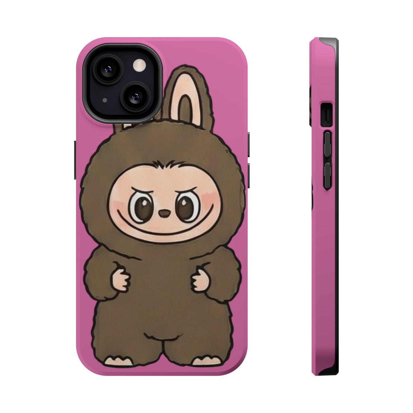 Brown LABUBU Phone Case | Magnetic Impact-Resistant Case