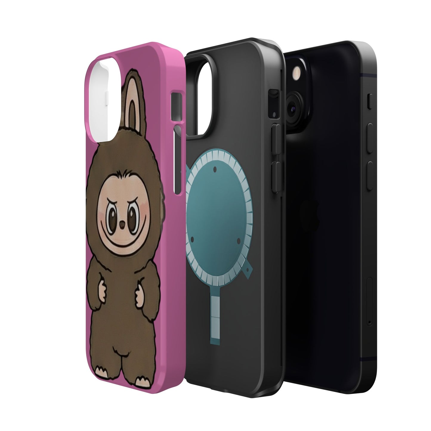 Brown LABUBU Phone Case | Magnetic Impact-Resistant Case
