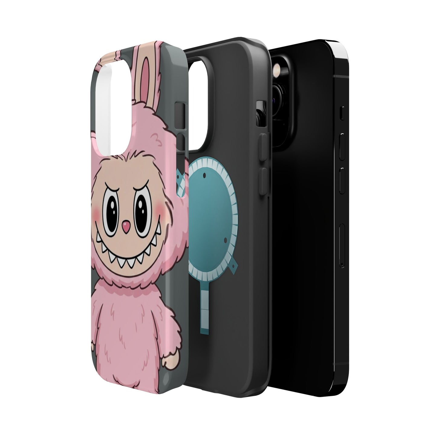 Pink LABUBU Phone Case | Magnetic Impact-Resistant Case