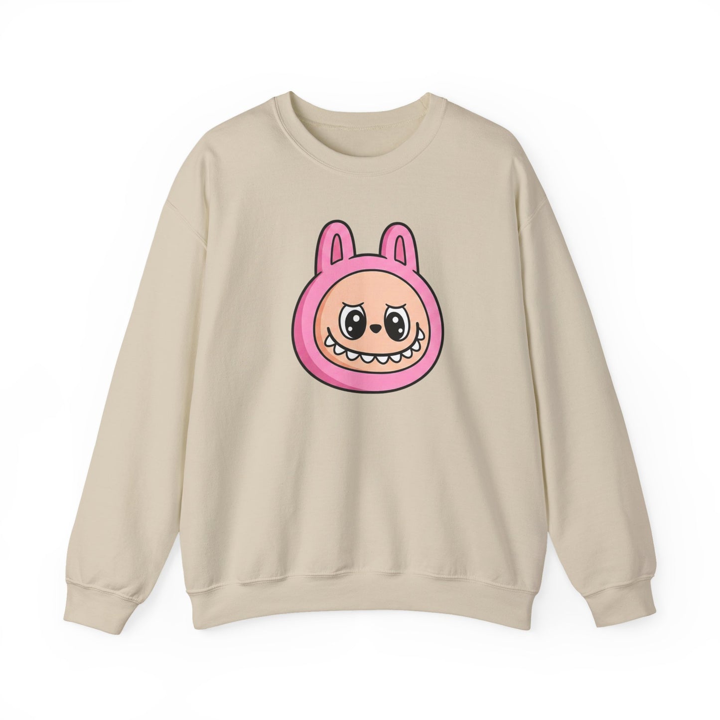 Labubu Character Sweatshirt | Cute Cartoon Plush Critter Pullover