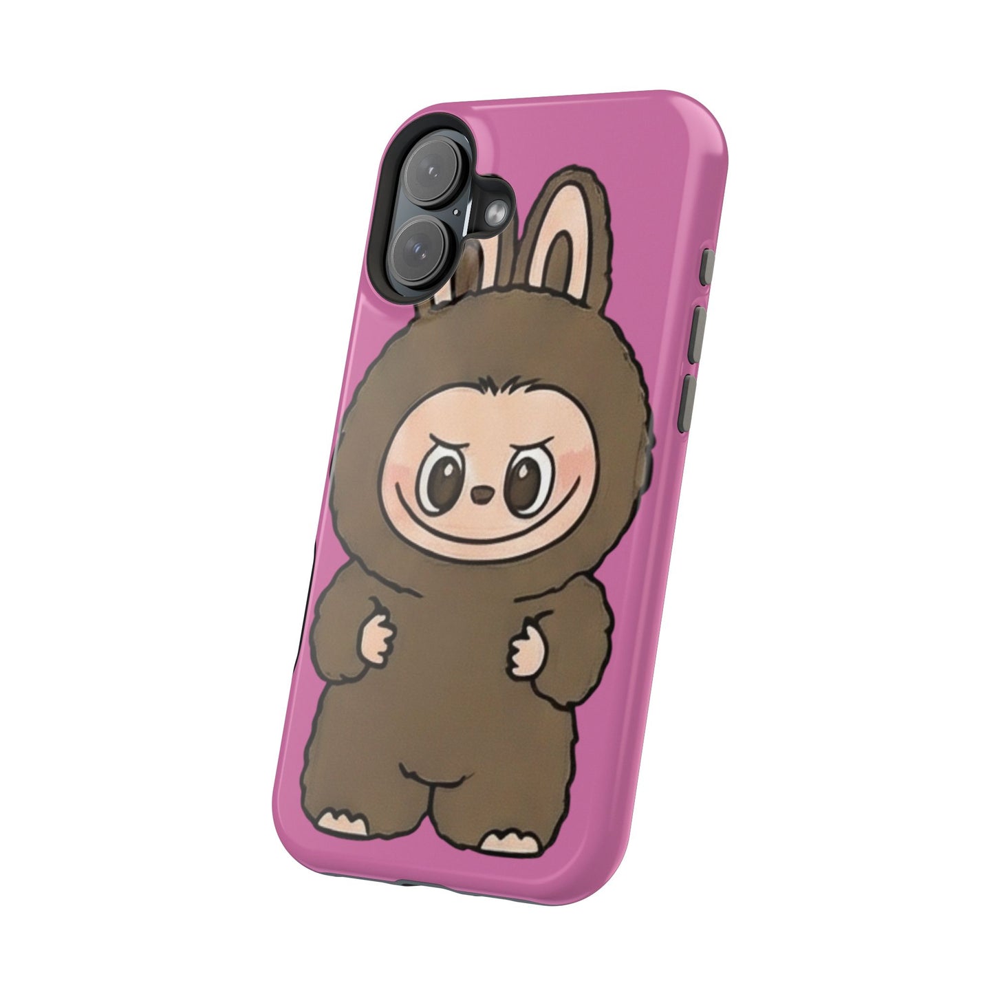 Brown LABUBU Phone Case | Magnetic Impact-Resistant Case