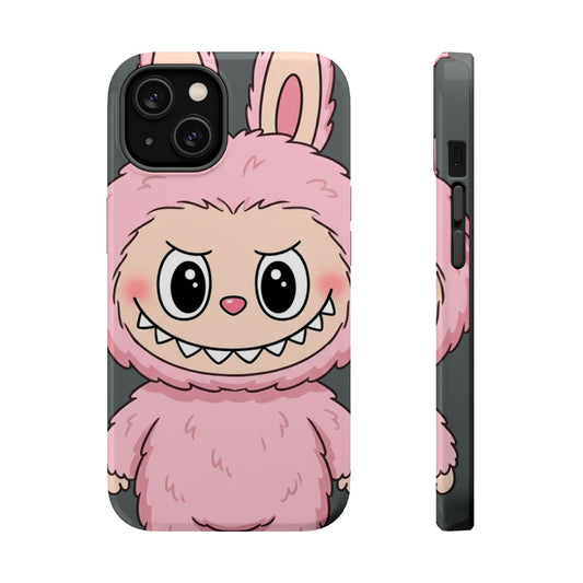 Pink LABUBU Phone Case | Magnetic Impact-Resistant Case