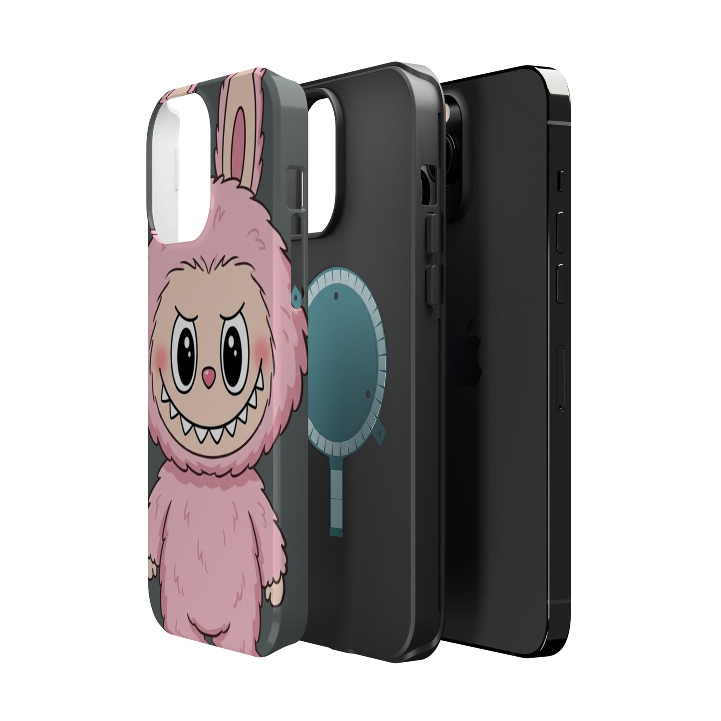Pink LABUBU Phone Case | Magnetic Impact-Resistant Case