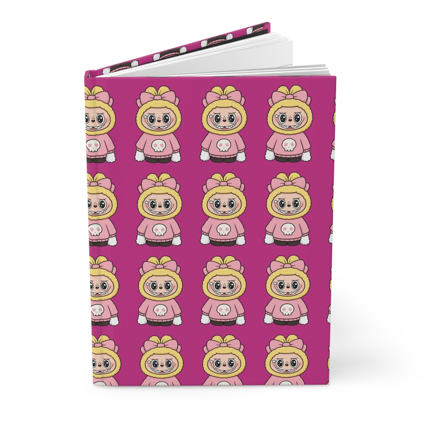 LABUBU Pattern Hardcover Journal | Cute Character Notebook