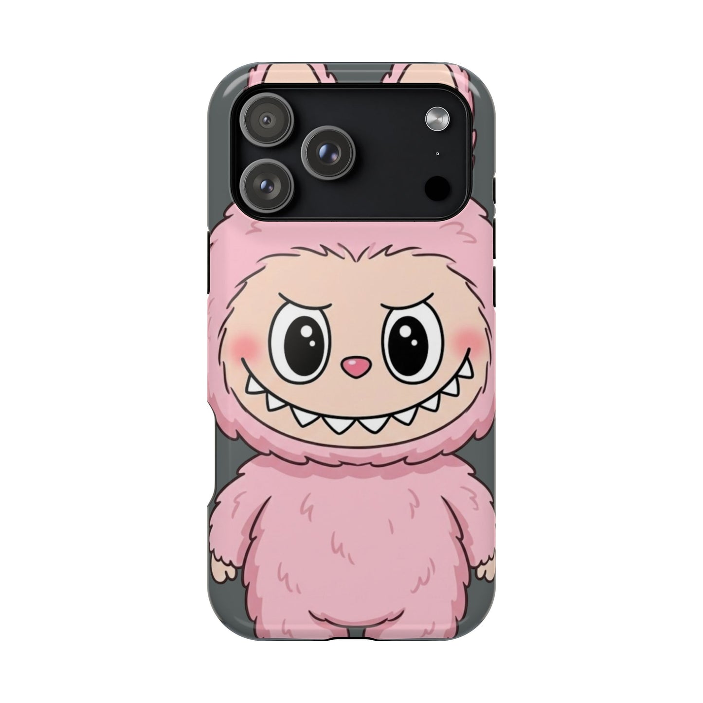 Pink LABUBU Phone Case | Magnetic Impact-Resistant Case