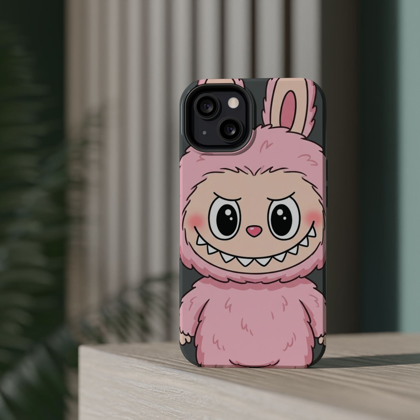 Pink LABUBU Phone Case | Magnetic Impact-Resistant Case