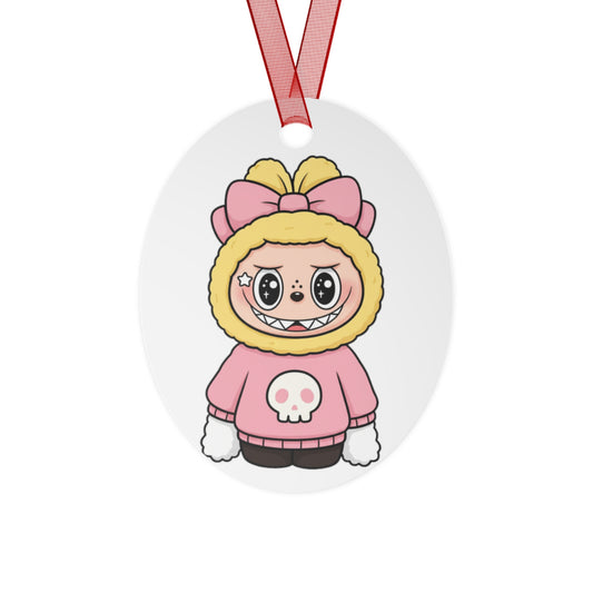 Cute Labubu Metal Ornament | Labubu Character Decoration