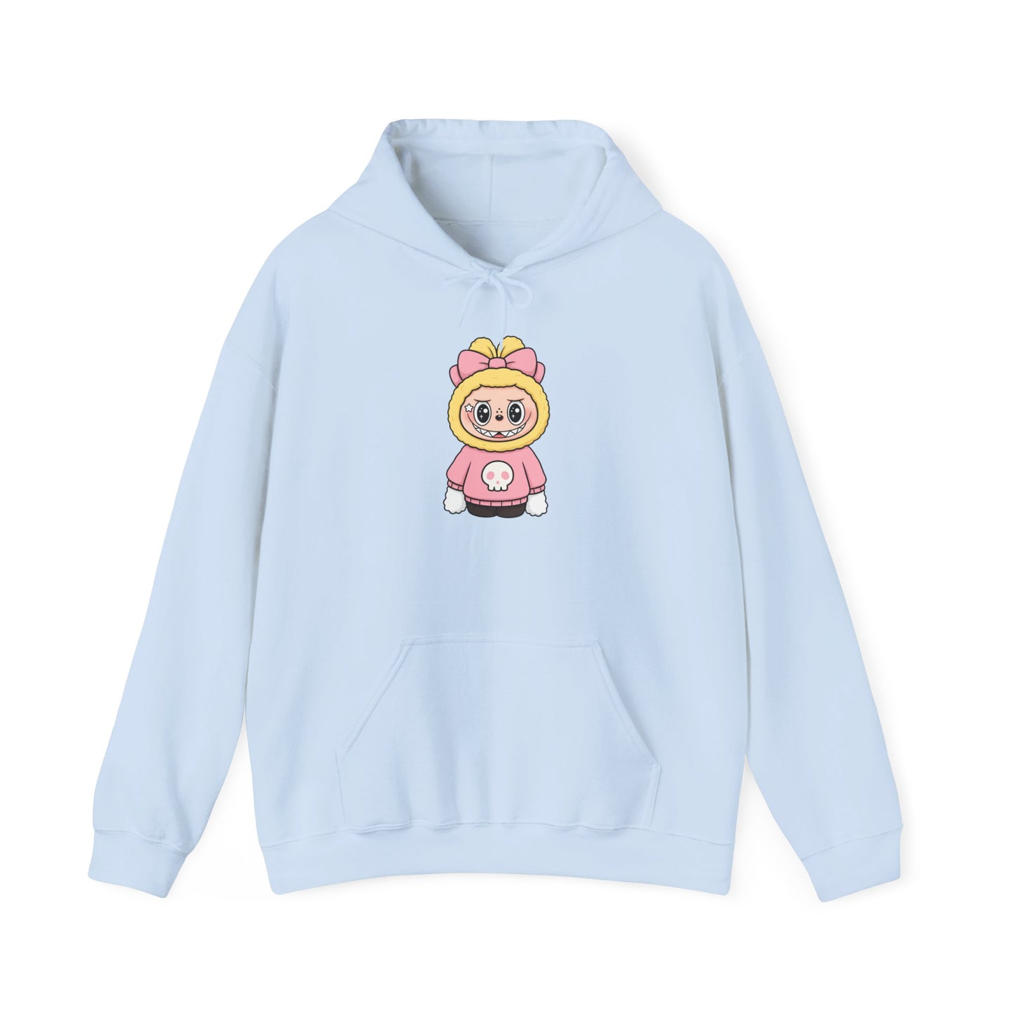 Labubu Doll Character Hoodie | Cute Cartoon with Bow Hoodie
