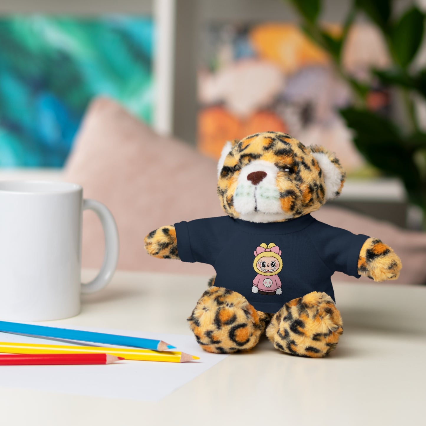 Animal Plush with Labubu Tee | Stuffed Animal, Kids Toy